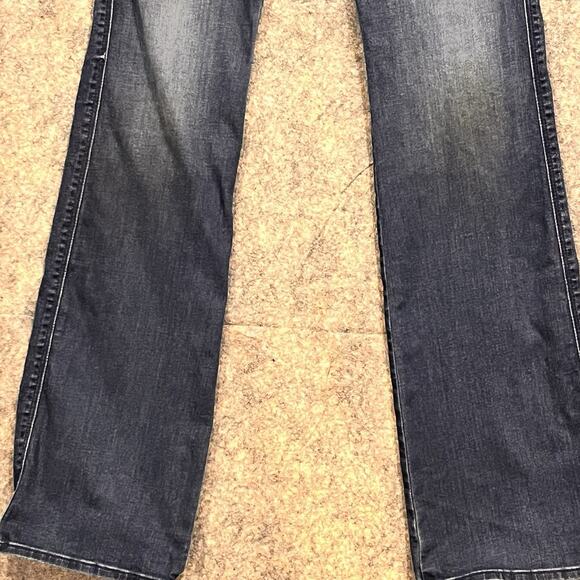 7 For All Mankind Woman’s Blair Denim Blue Jeans Size 26 Stretch - Picture 5 of 14
